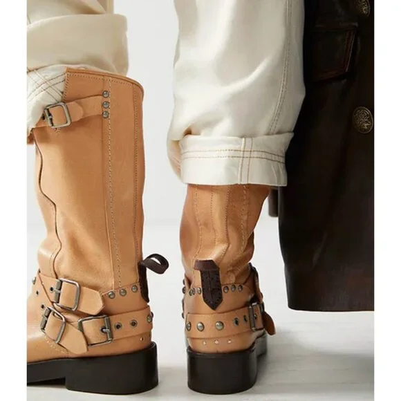 SOLD // Free People Janey Engineer Boots NIB - Picture 3 of 8